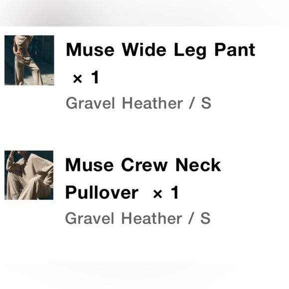 ALO MUSE WIDE LEG SET. - Picture 3 of 3